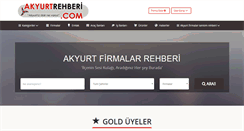 Desktop Screenshot of akyurtrehberi.com