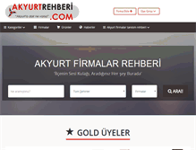 Tablet Screenshot of akyurtrehberi.com
